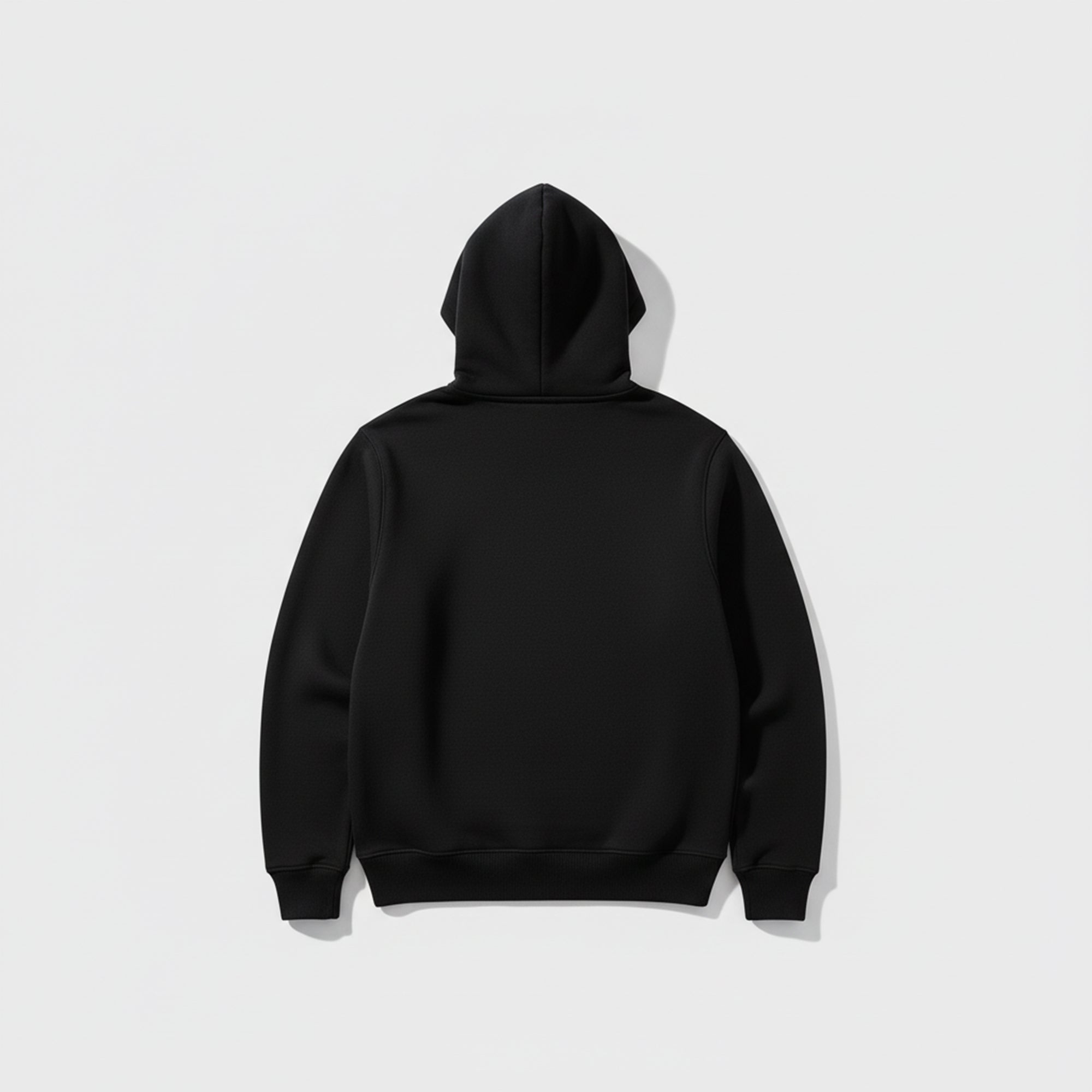 Black Hoodie – Front “RISK” Printed Design
