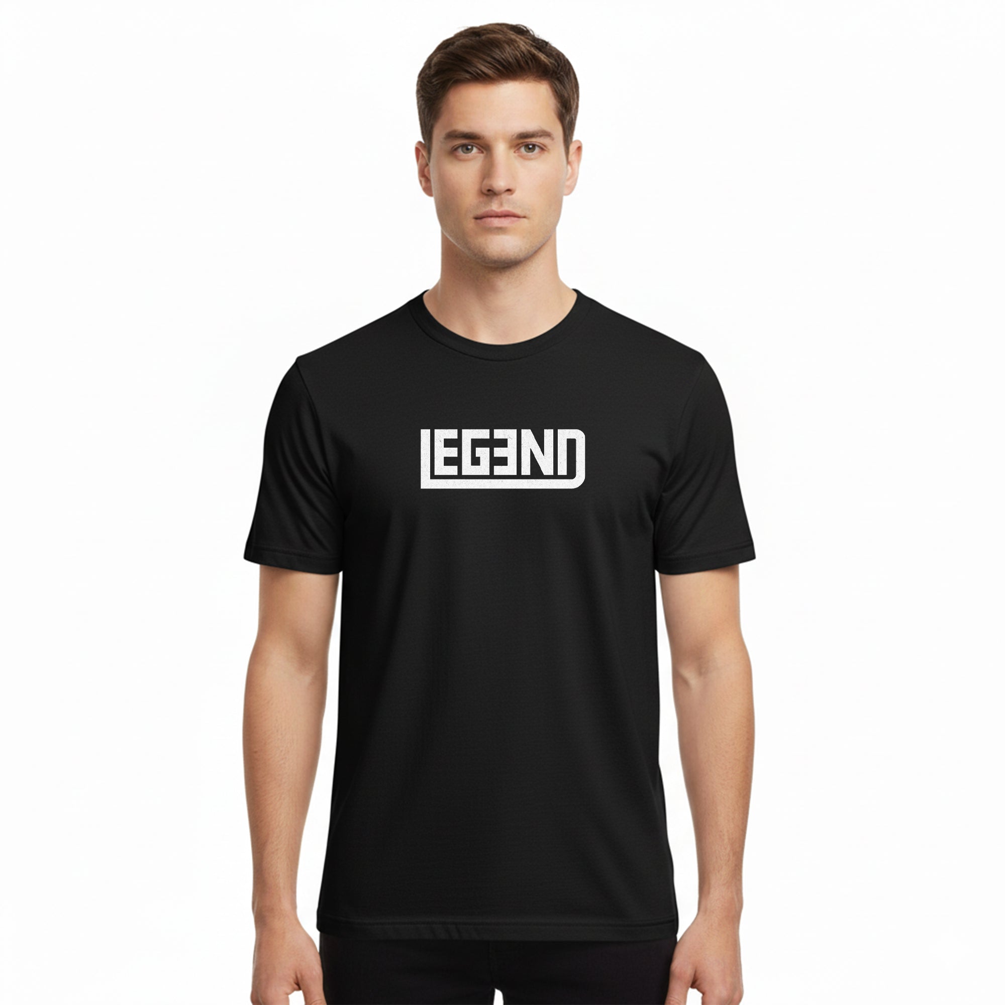 Black T-Shirt – Front “LEGEND” & Back Sidhu Moose Wala Design Printed