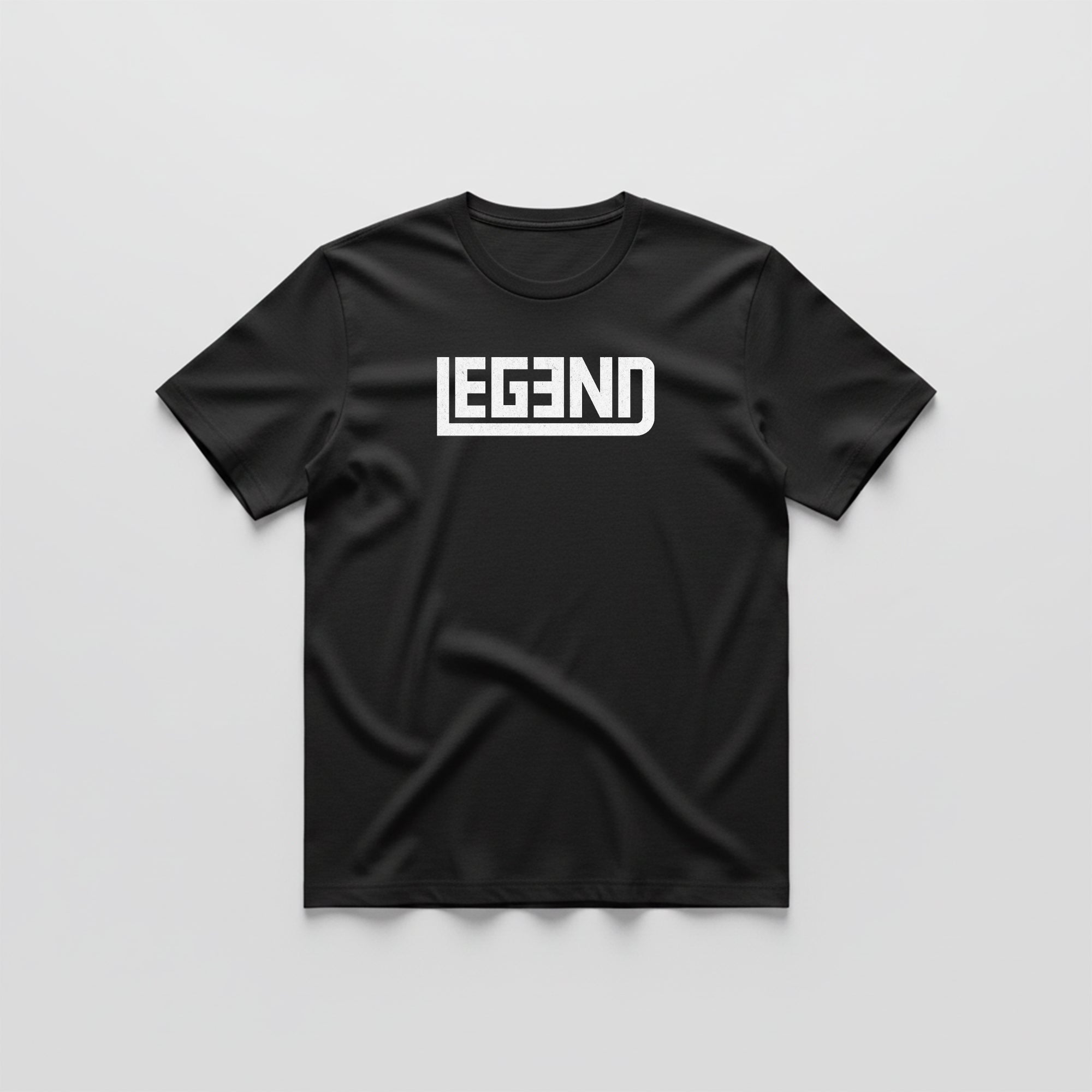 Black T-Shirt – Front “LEGEND” & Back Sidhu Moose Wala Design Printed