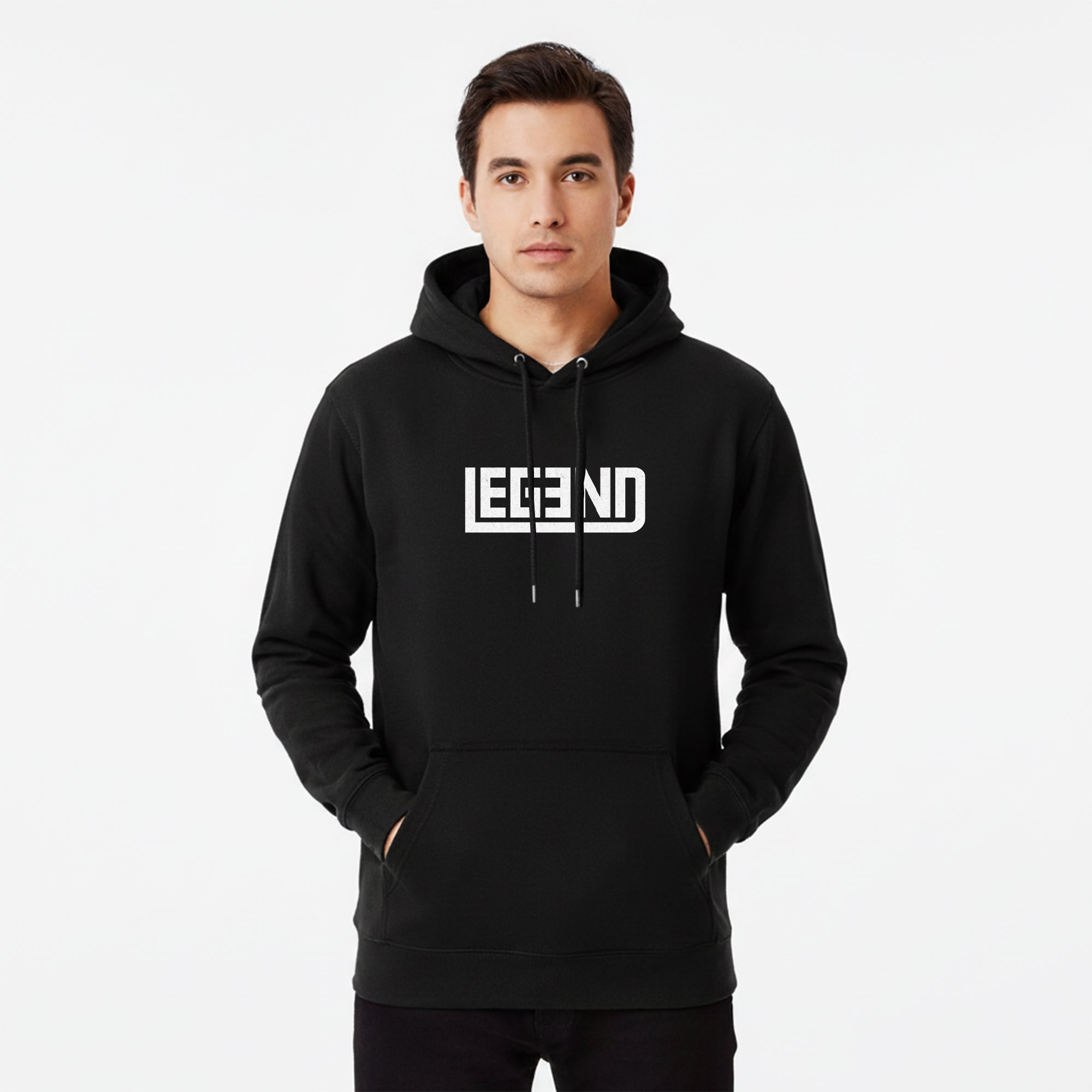 Black Hoodie – Front “LEGEND” & Back Sidhu Moose Wala Design